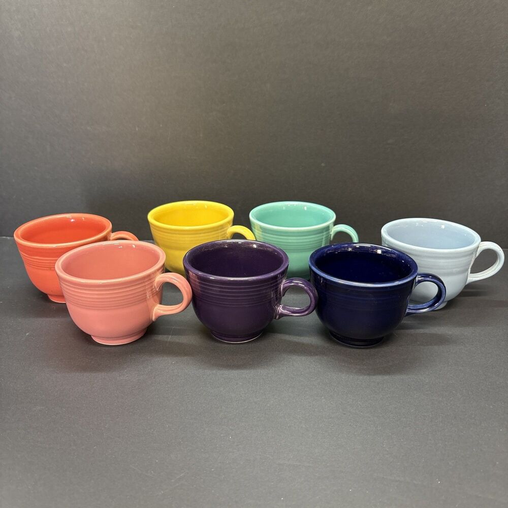 Fiestaware Teacups (7)